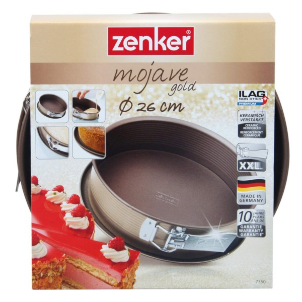 Zenker Springform mit Flachboden (Mojave Gold) - Ø26 cm-1