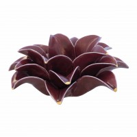 Edler Kerzenhalter im Lotusblüten-Design