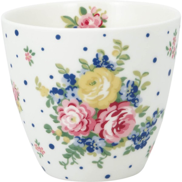 GreenGate Latte Cup "Laura" (White)