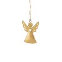 Weihnachtsanhänger Engel "Oro" - S (Gold) von Gift Company