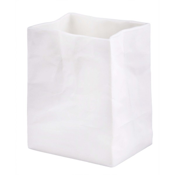 Vase "LIVING - Porzellantüte" - Klein (Weiß) von räder Design