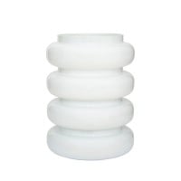 Glas-Vase "Bulb" - ø19x25cm (Weiß) von Urban Nature Culture