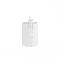 Porzellanvase "Gärtner" (Weiß/Gold) von räder Design