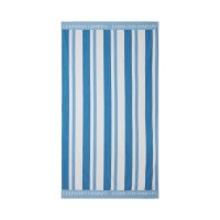 Strandtuch "Striped" - 100x180 cm (Blau/Weiß) von Lexington