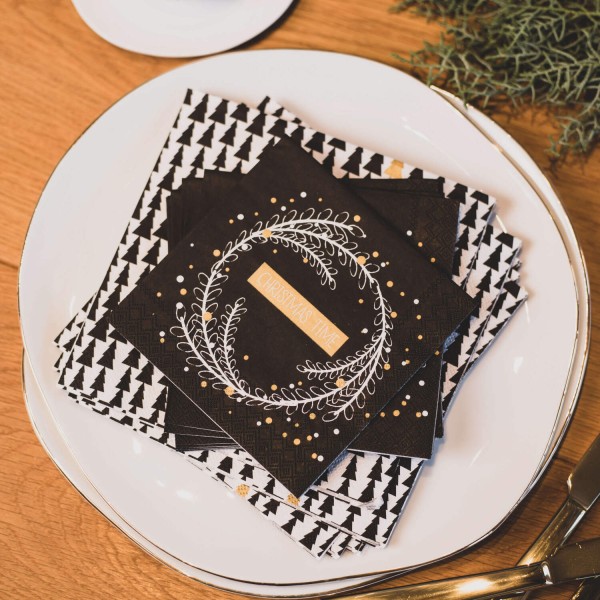 Weihnachtsservietten "DINING - Christmas time" von räder Desgin
