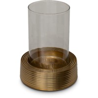 Windlicht "Nubis" - ø 15 cm (Gold) von fleur ami