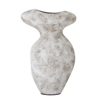 Bloomingville Deko-Vase "Nori" aus Terrakotta - 23 cm (Grau)