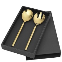 Salatbesteck "Tvis" (Gold) von Broste Copenhagen