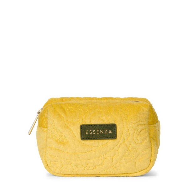 Essenza Kosmetiktasche aus Samt "Lucy" (Mustard)