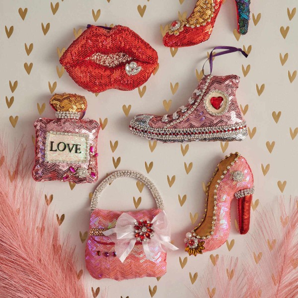 Weihnachtsanhänger "Lippen" (Rot) von Gift Company