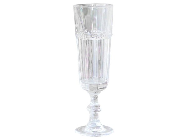 Chic Antique Champagnerglas "Antoinette" mit Perlenkante