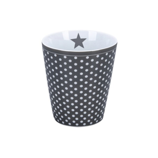 Krasilnikoff Happy Mug "Micro Dots" (Charcoal)