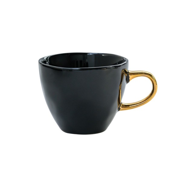 Tasse "Good Morning" - 350ml (Schwarz/Gold) von Urban Nature Culture