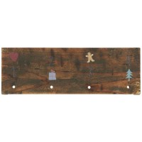 Ib Laursen Adventskalender Holzschild mit Zahlen 1-4 (Braun)