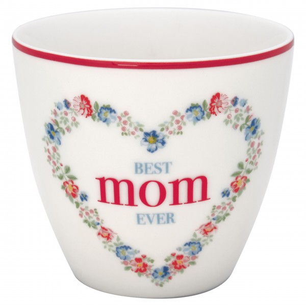 GreenGate Latte Cup "Mom" (White) - Limited Edition