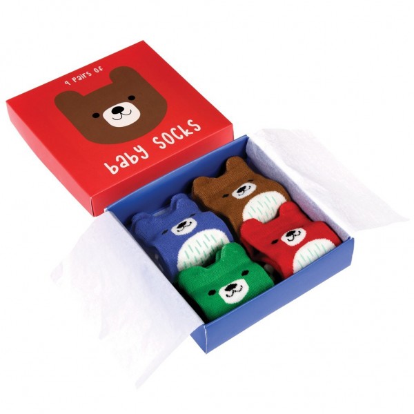 Babysöckchen "Bär" (4 Paar) von Rex LONDON