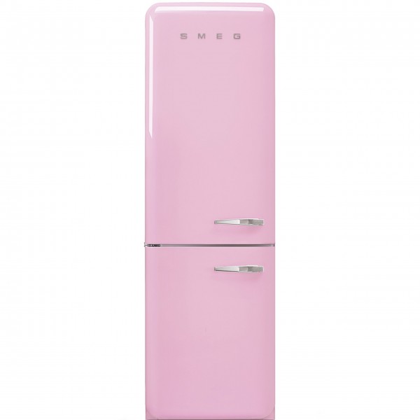 smeg Kühl-/Gefrierkombination "50's Retro Style" FAB32 mit Türanschlag links (Cadillac Pink)