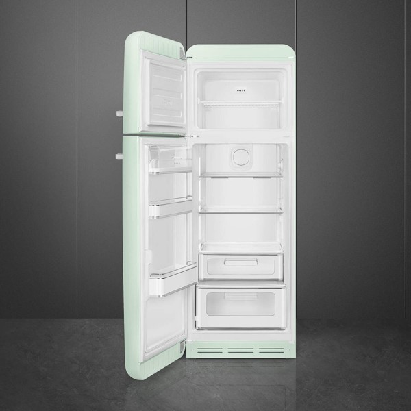 smeg Kühl-/Gefrierkombi "50's Retro Style" FAB30 (Pastellgrün) Tür links