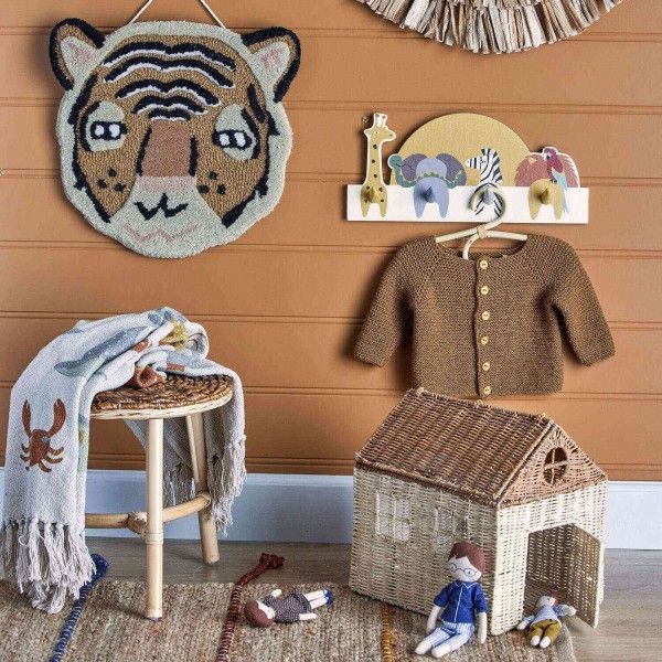Bloomingville MINI Puppenhaus mit Deckel "Sigga" (Natur) Bloomingville MINI Puppenhaus mit Deckel "Sigga" (Natur)