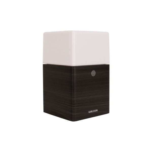 Wecker "Frosted Light" (Schwarz) von Karlsson by Present Time