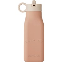 Trinkflasche "Warren Katze" (Rose) von Liewood