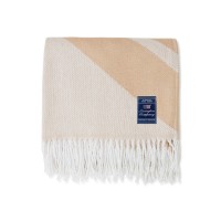 Lexington Tagesdecke mit Fransen in Beige-Weiß