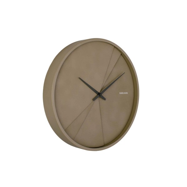 Wanduhr "Layered Lines" (Grün) von Karlsson by Present Time