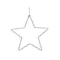 Deko-Stern beleuchtet - Medium (Silber) von Chic Antique