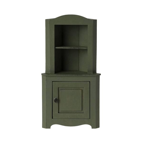 Maileg Miniatur Eckschrank (Dunkelgrün)