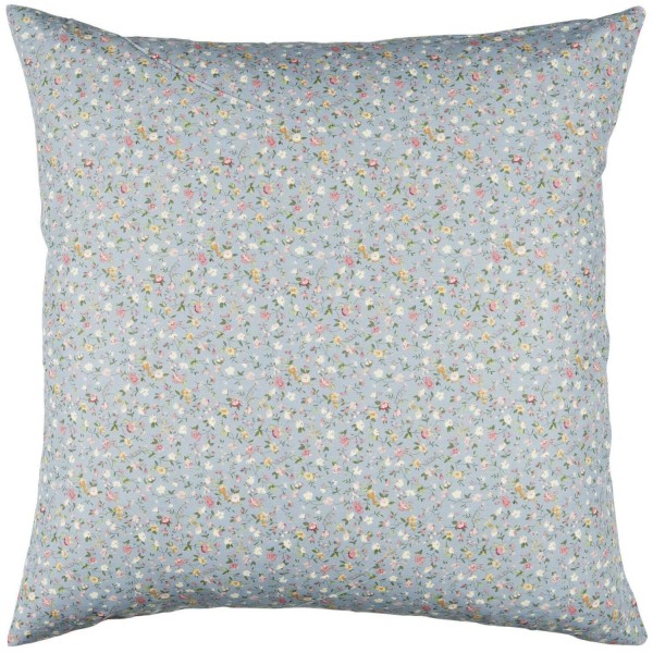 Ib Laursen Kissenbezug mit kleinen Blumen - 60x60cm (Hellblau)