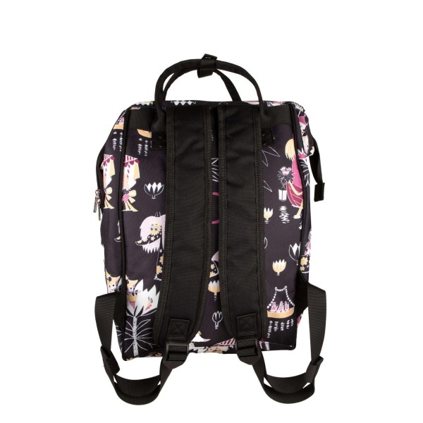 Rucksack "Samu Friendship" (Schwarz/Bunt) von martinex-moomin