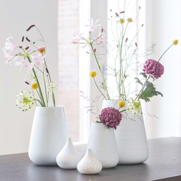 Poesievase "LIVING - Gräser" - 24cm (Weiß) von räder Design