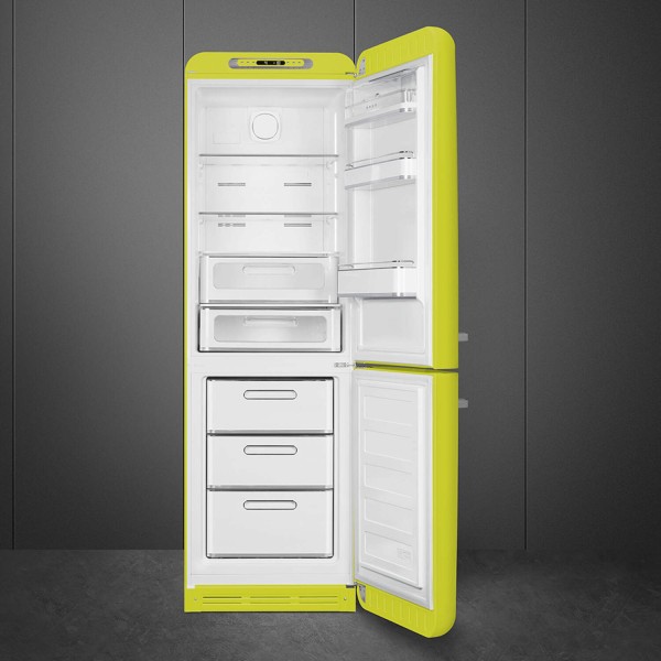 smeg Kühl-/Gefrierkombination "50's Retro Style" FAB32 mit Türanschlag rechts (Limettengrün)