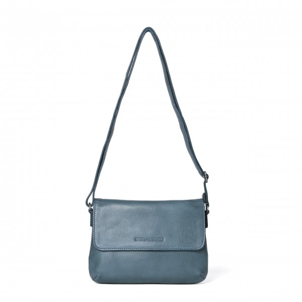 Sticks and Stones Tasche "Athens Bag" (Slate Blue) - Pflanzlich gegerbtes Rindsleder