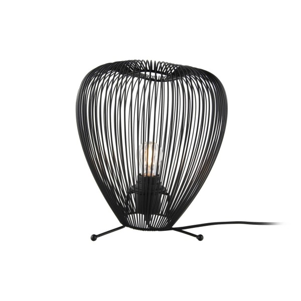 Tischlampe "Lucid Wide" - 25cm (Schwarz) von Leitmotiv by Present Time