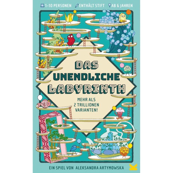 Gesellschaftsspiel "Das unendliche Labyrinth" von Laurence King