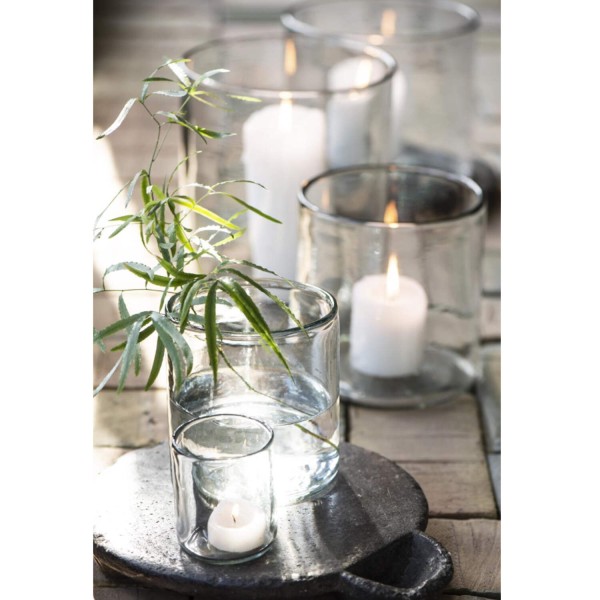Ib Laursen Hurricane dickes mundgeblasenes Glas