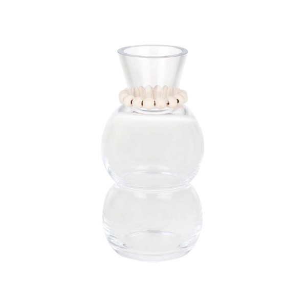 Vase "Kupla Narrow" aus Glas - 14 cm (Beige) von aarikka
