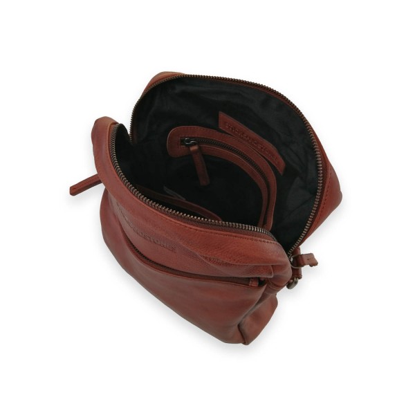 Sticks and Stones Tasche "Orlando" (Mustang Brown) - Pflanzlich gegerbtes Rindsleder