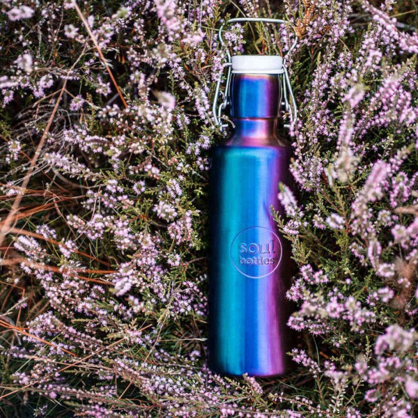 Trinkflasche aus Edelstahl "Steel Light Utopia" - 750 ml von Soulbottles