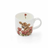 Tasse "Kuh Bessie" - 300 ml (Weiß/Bunt) von Wrendale