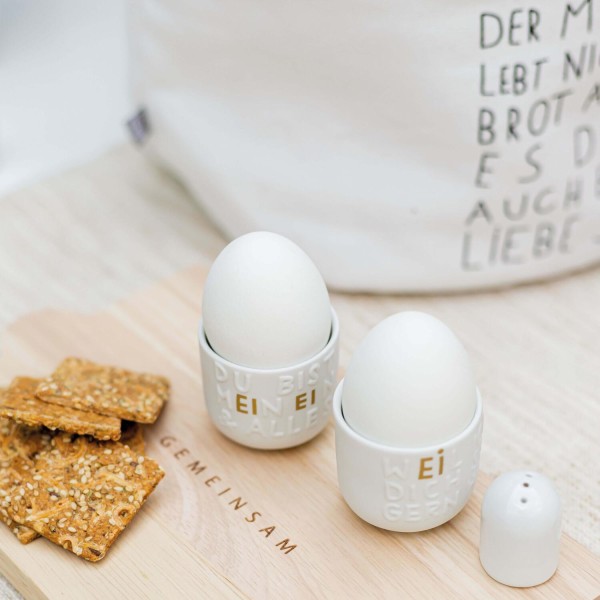 Eierbecher "Ein & Alles" (Weiß) von räder Design