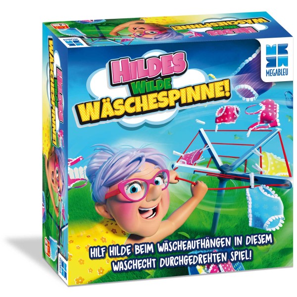 Kinderspiel Hildes wilde Wäschespinne von Megableu