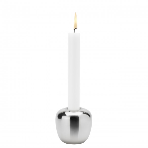 Stelton Kerzenständer "Ora" - Klein (Silber)
