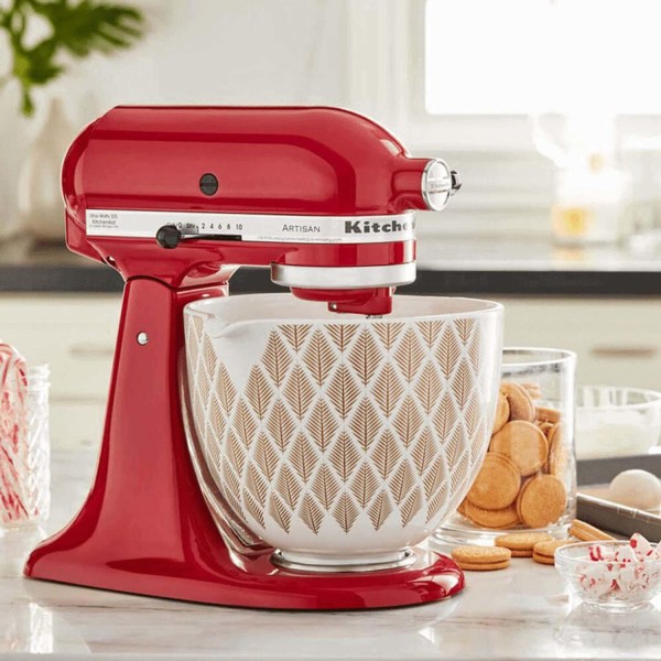 KitchenAid 4,7 l Keramikschüssel zu "Artisan" Küchenmaschine (Gold Conifer)