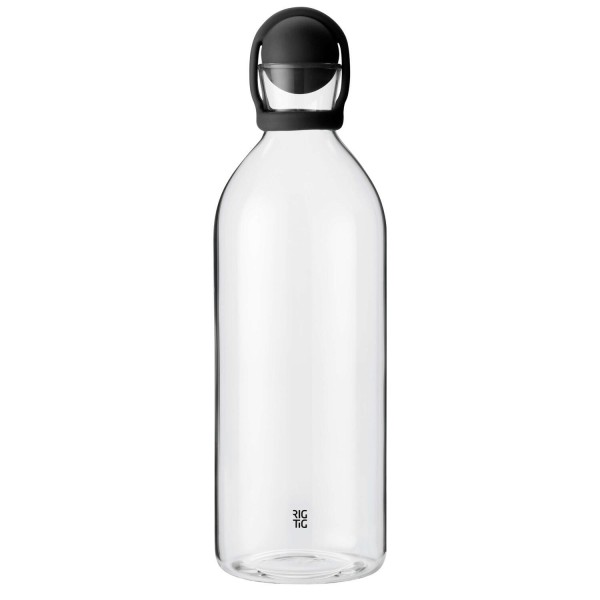 Stelton Rig-Tig Wasserkaraffe "Cool-it" - 1,5 l (Schwarz)