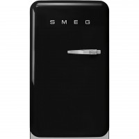smeg Kühl-/Gefrierkombi FAB10 "50's Retro Style" (Schwarz) Tür links
