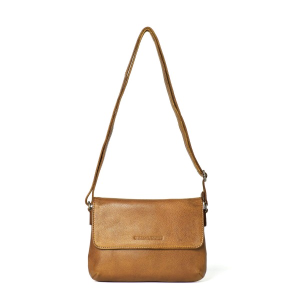 Sticks and Stones Tasche "Athens Bag" (Yellow Ocher) - Pflanzlich gegerbtes Rindsleder