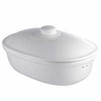 RÖMERTOPF® Brottopf oval (Weiss)
