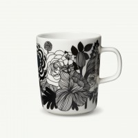 marimekko Henkeltasse mit Blumenmuster "Oiva/Siirtolapuutarha"